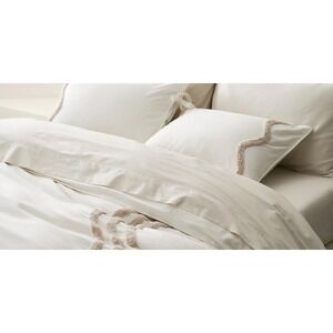 Cotton Tufted Duvet Cover Set –‎ King Size with 2 Pillowcases